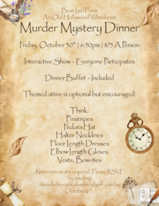 Murder Mystery Dinner