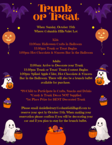 Trunk or Treat